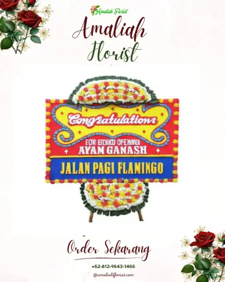 Sewa Papan Bunga Hariang
